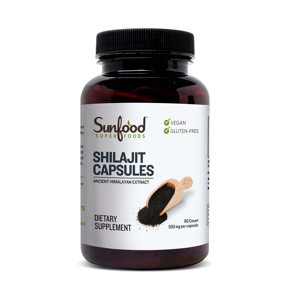 Shilajit Capsules, 500mg, 90ct