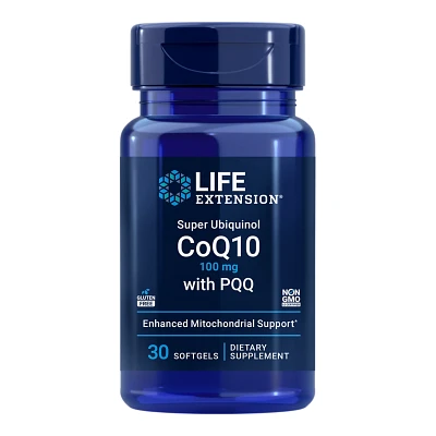 Super Ubiquinol CoQ10 with PQQ 100mg 30ct