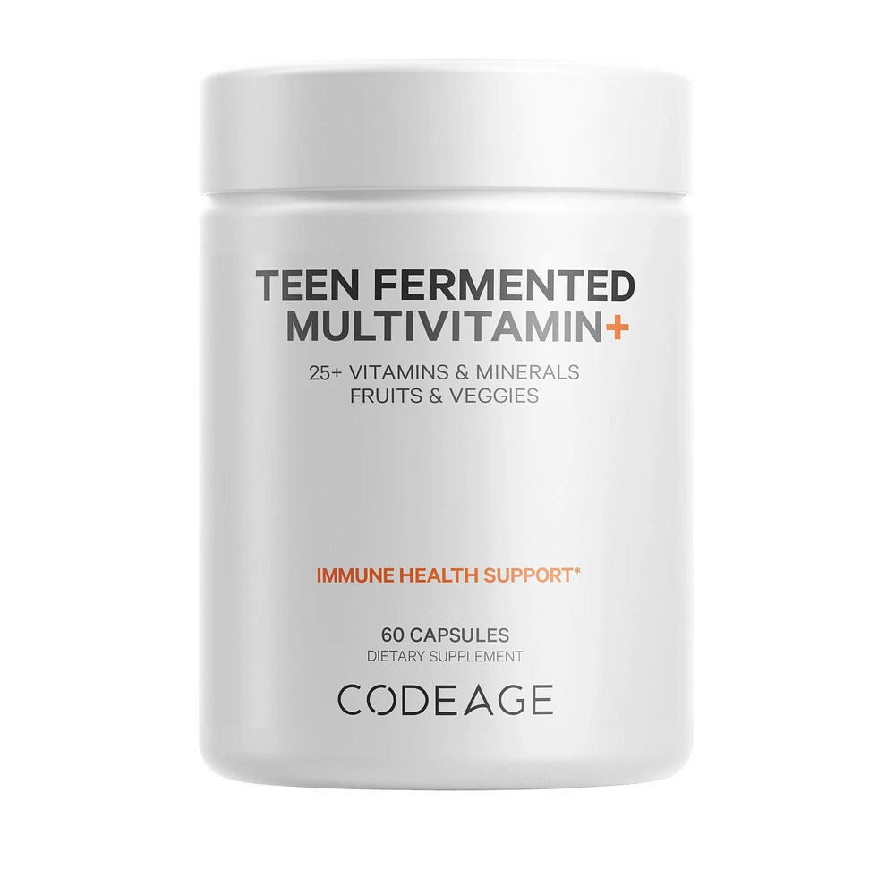 Codeage Teen’s Fermented Multivitamin, 60 Caps