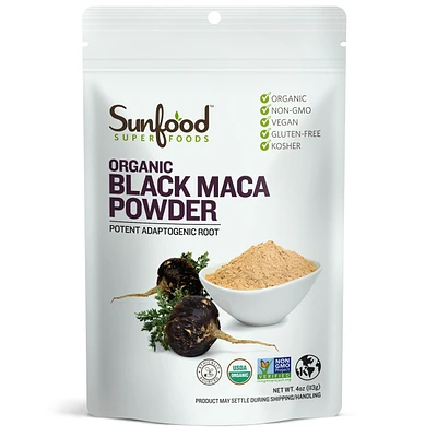 Raw Organic Black Maca Powder