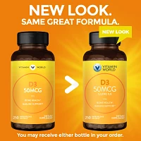 Vitamin D3 Rapid Release Softgels