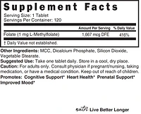 Methylfolate (5-MTHF) 1mg