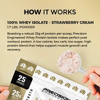 100% Whey Isolate - Strawberry Cream (25 Servings)