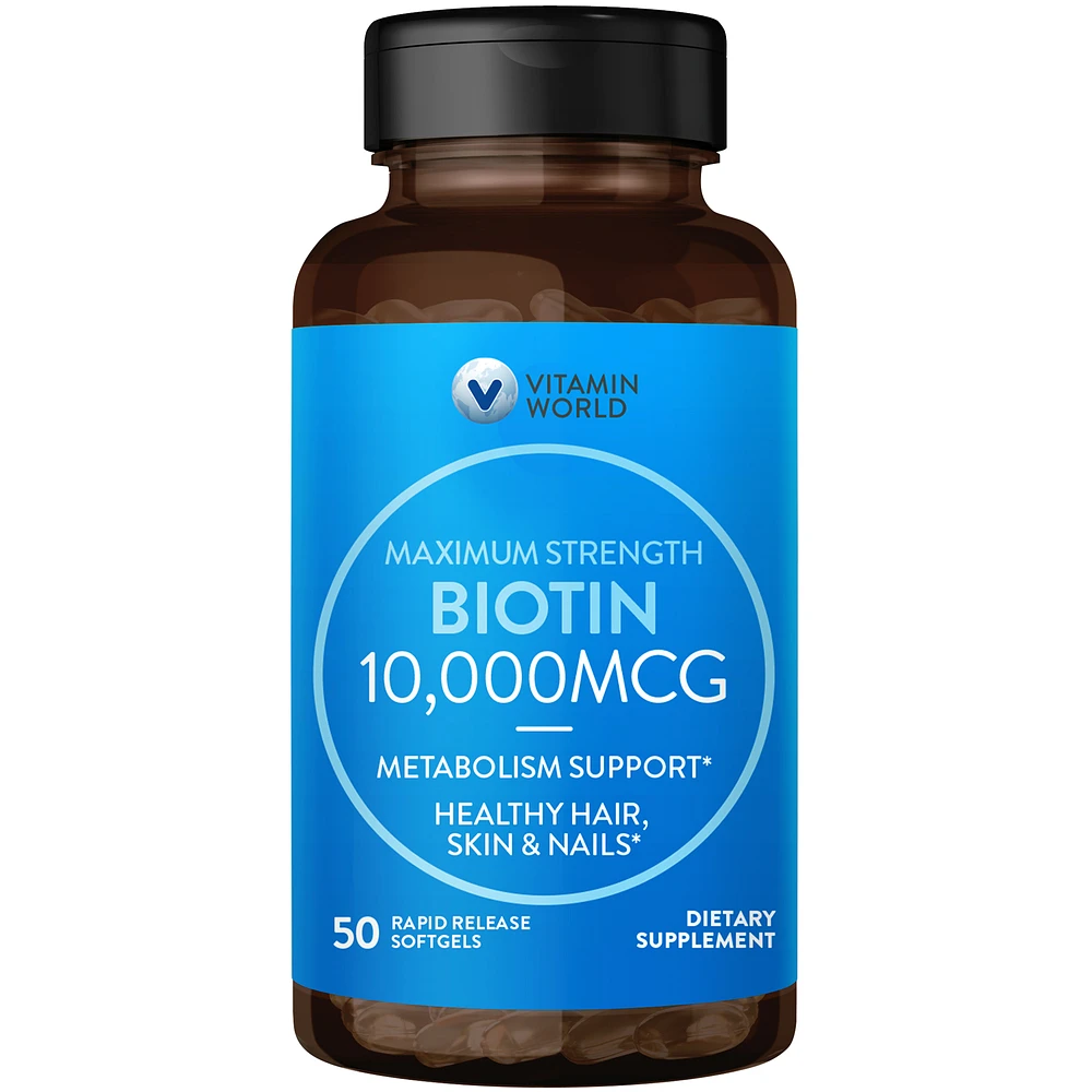 Maximum Strength Biotin 10,000 mcg 