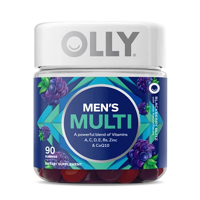 OLLY Men's Multivitamin Blackberry Blitz Gummies