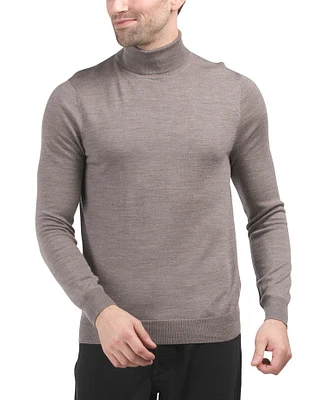 Merino Wool Turtleneck Sweater For Men