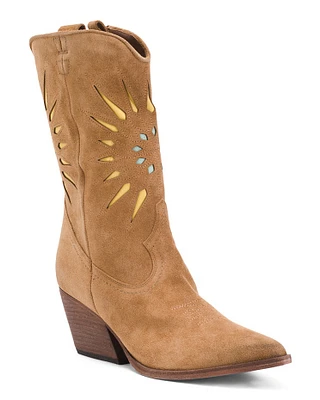 Leather Western Boots For Women