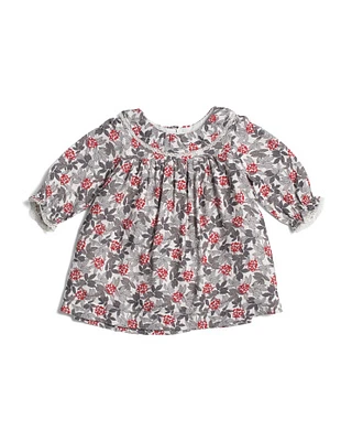 Infant Girls Berry Print Dress