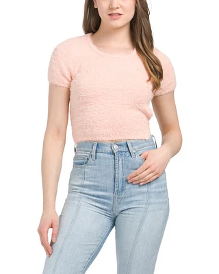 Fluffy Knit Top For Women