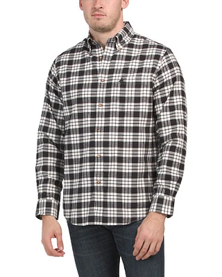 Flannel Plaid Shirt For Men