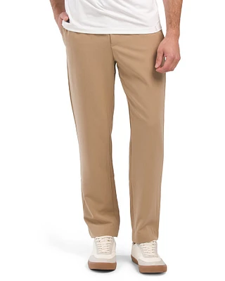 Comfort Fit Pull On Chino Pants For Men