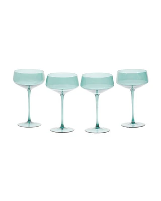 Set Of 4 Coupe Glasses