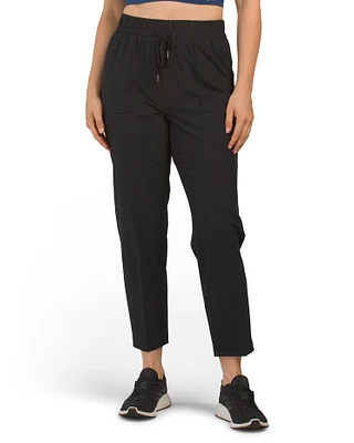 Stretch Woven Tapered Pants