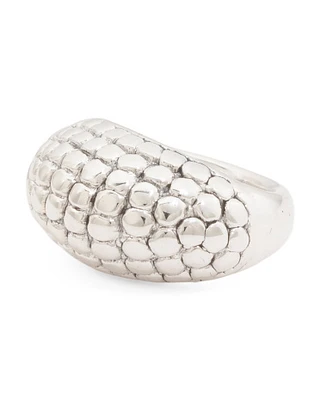 Sterling Silver Beaded Ring