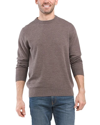 Merino Wool Crew Neck Sweater For Men