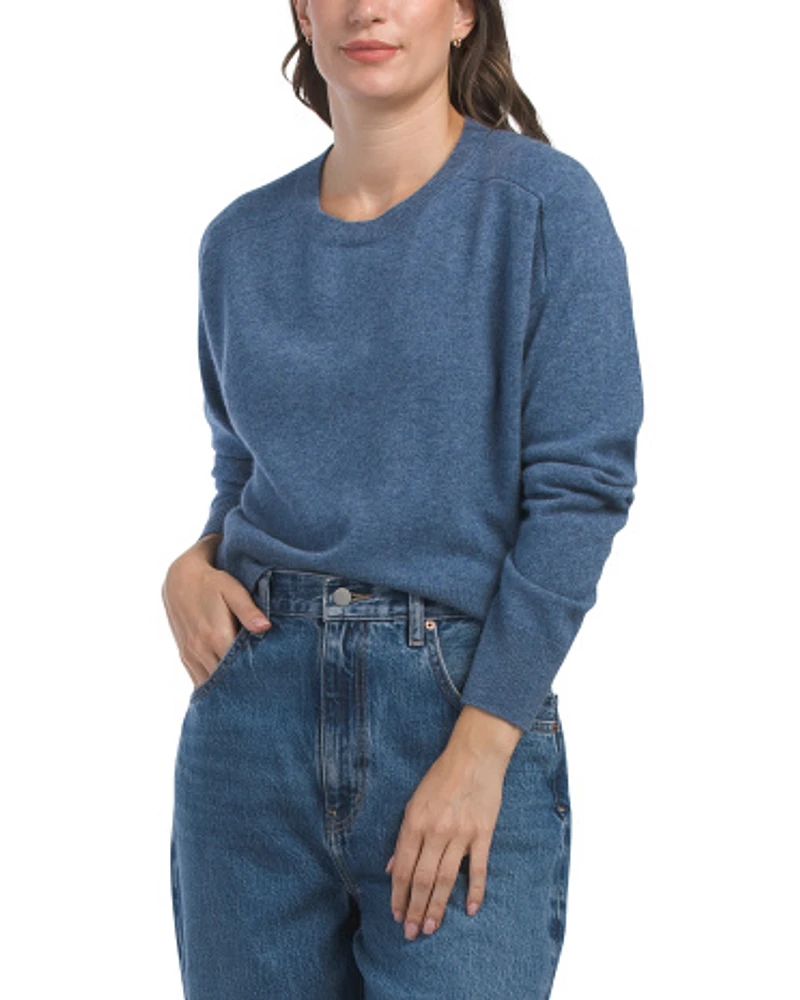 Cashmere Crew Neck Pull Over Sweater