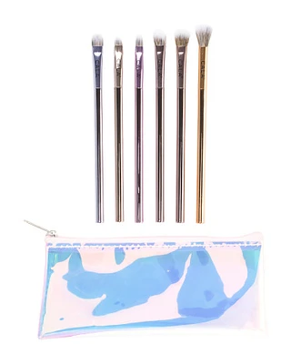 Set Of 7 Eye Shadow Brushes And Pouch Set