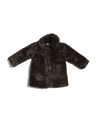 Girls Faux Fur Coat