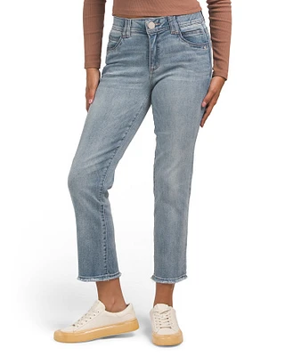 Ab Tech High Rise Slim Straight Jeans For Women