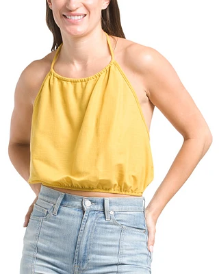 Cropped Halter Top For Women