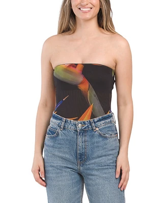 Crop Tube Bodysuit For Women