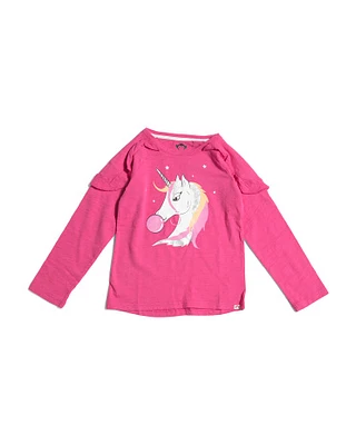 Girls Amelie Cool Unicorn T-Shirt