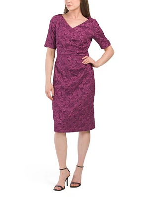 Gianna Jacquard Midi Dress For Women