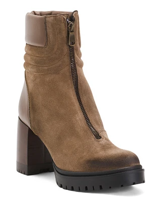 Leather Chelsea Booties For Women