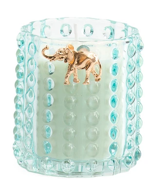 Beaded Jar With Elephant Charm