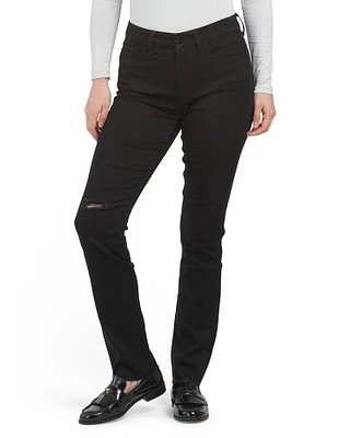 Slim Straight Jeans For Women