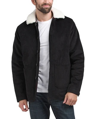 Satin Lined Corduroy Jacket For Men