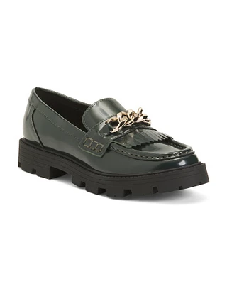 Andme Lug Sole Loafers For Women