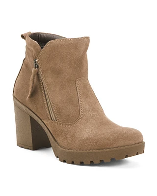 Suede Booties For Women