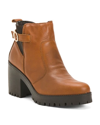 Leather Booties For Women