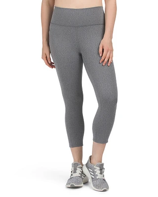 Space Dye Interlock Capri Leggings