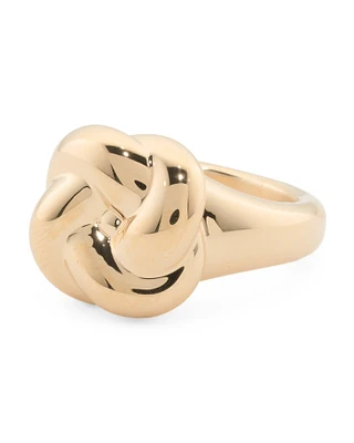 14K Gold Knot Ring For Women