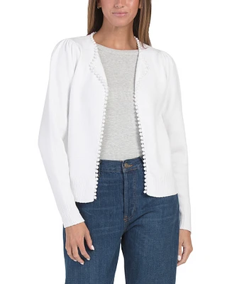 Pearl Trim Cardigan