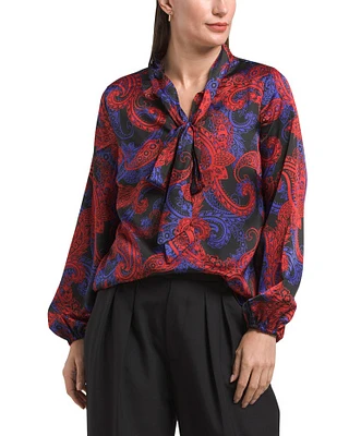 Tie Neck Blouse For Women