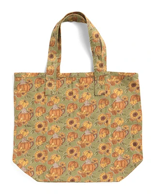 Cotton Fall Mood Tote Bag