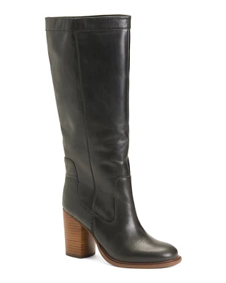 Lodge Leather Tall Boots For Women