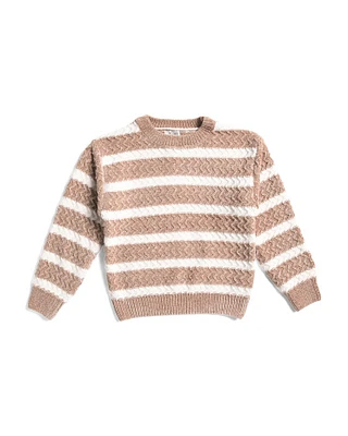 Girls Striped Sweater