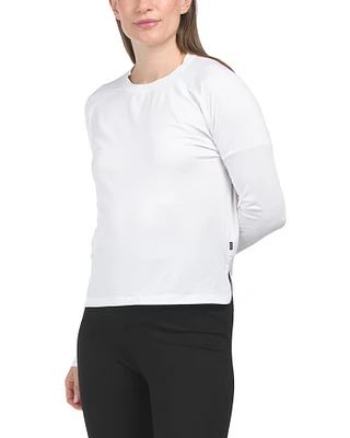 Solid Long Sleeve Top For Women