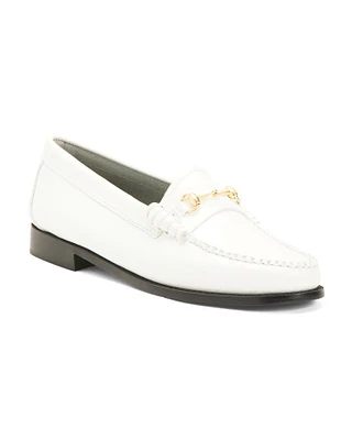 Leather Lianna Bit Croco Weejun Shoes For Women