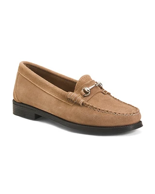 Suede Lianna Bit Weejun Loafers For Women