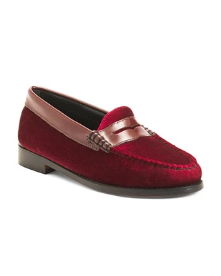 Whitney Velvet Loafers For Women