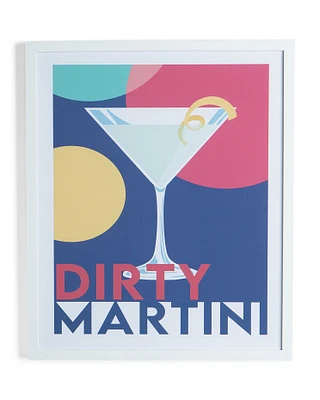 20X24 Ug Dirty Martini Wall Art