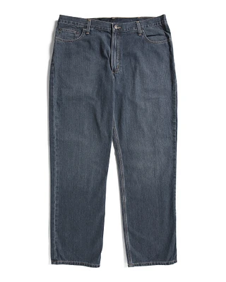 Relaxed Fit 5 Pocket Jeans For Men