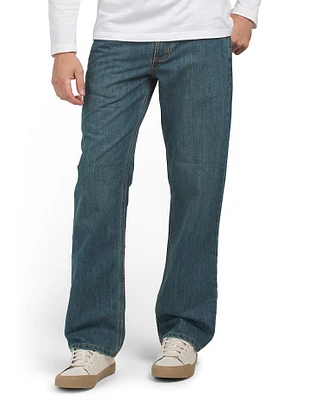 Relaxed Fit 5 Pocket Jeans For Men