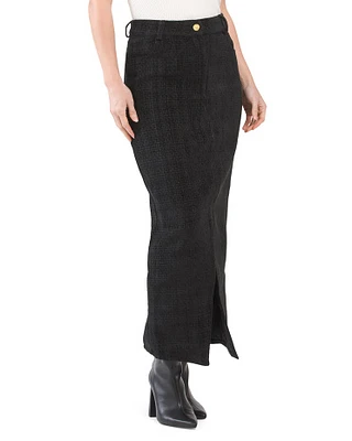 Front Slit Maxi Skirt For Women