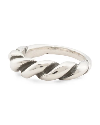 Sterling Silver Twist Ring